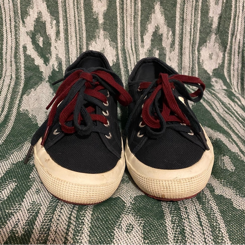 Sandro X Superga Cotu 2750 Sneakers Navy Blue